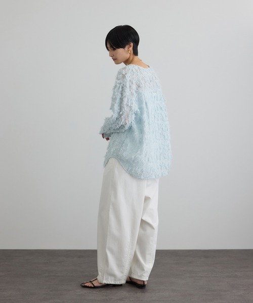 SALON adam et rope'(サロン アダム エ ロペ)の「【WEB限定】ブロークンツイルミリタリータックカーゴパンツ(カーゴパンツ・レディース・カーキ/キャメル/オフホワイト・FREE)」の21枚目の写真