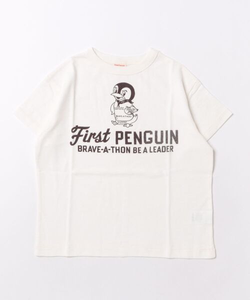 DENIM DUNGAREE(デニムダンガリー)の「PENNIE Tee(Tシャツ/カットソー・キッズ・オフホワイト/ホワイト・145/135)」の4枚目の写真