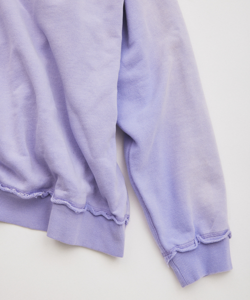 JOURNAL STANDARD relume（ジャーナルスタンダード　レリューム）の「ラフカット クルーネックスウェット（スウェット・メンズ・パープル/グレー/オレンジ/ライトグリーン・MEDIUM/LARGE）」の19枚目の写真