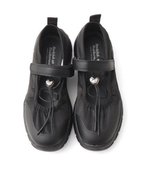 ROCKFISH WEATHERWEAR ブラック スニーカー ZANE X-STRAP SNEAKERS - BLACK - ROCKFISH WEATHERWEAR