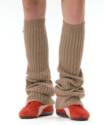 AMESWORLDWIDE（アメスワールドワイド）の「LABEL LEG WARMER BEIGE (AM2DFUAB80A)（レッグウォーマー）」