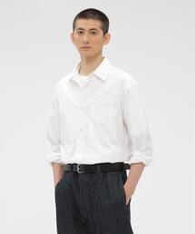 MARGARET HOWELL(�}�[�K���b�g�n�E�G��)��PLAIN COTTON POPLIN SHIRT(�V���c/�u���E�X)
