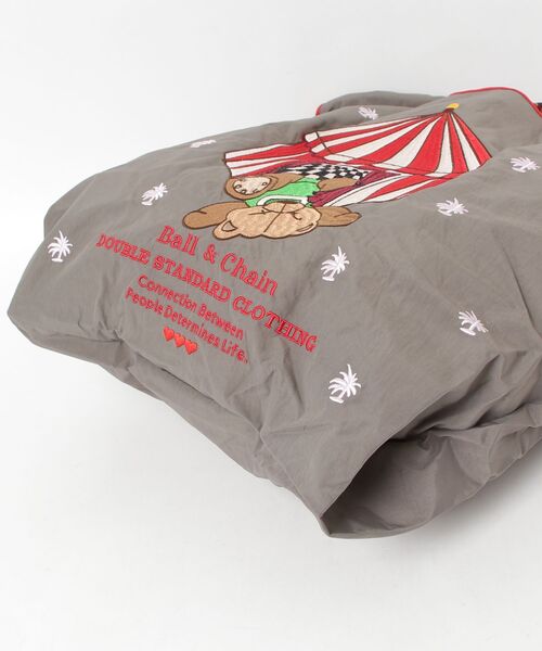 DOUBLE STANDARD CLOTHING（ダブルスタンダードクロージング）の「Ball＆Chain/ ローリングベア ミニショッピングバッグ（ショルダーバッグ・レディース・グレイッシュベージュ・FREE）」の3枚目の写真