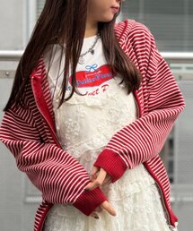 w closet | ハートリボン刺繍Tシャツ(Tシャツ/カットソー)