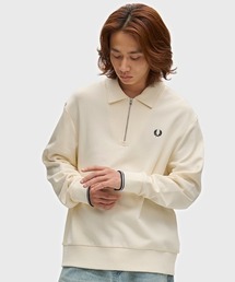 FRED PERRY（フレッドペリー）の「Half Zip Collared Sweatshirt／ハーフジップカラースウェットシャツ（スウェット）」