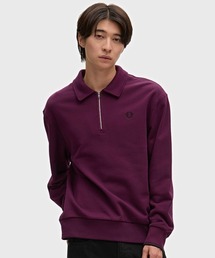 Half Zip Collared Sweatshirt/ハーフジップカラースウェットシャツ
