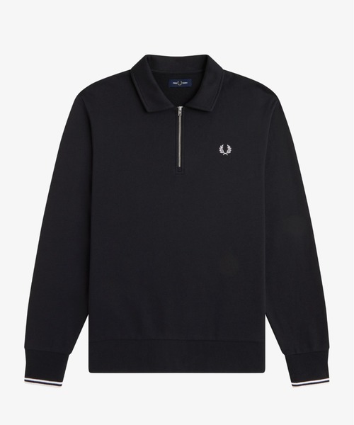 Half Zip Collared Sweatshirt／ハーフジップカラースウェットシャツ