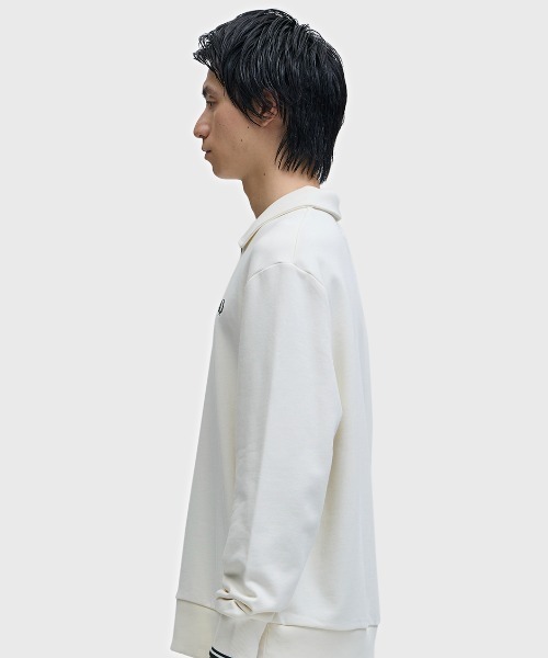 Half Zip Collared Sweatshirt／ハーフジップカラースウェットシャツ