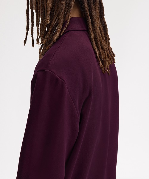 FRED PERRY(フレッドペリー)の「Half Zip Collared Sweatshirt/ハーフジップカラースウェットシャツ(スウェット・メンズ・ダークオリーブ/ブラック/ベージュ/グレー/ネイビー/ベージュ系その他/プラム・M/S/L)」の20枚目の写真