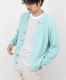 NOLLEY’S | 《SERIYA Cotton》吸湿カノコ襟付きカーディガン 26SS / 吸水速乾 / ウォッシャブル(カーディガン/ボレロ)