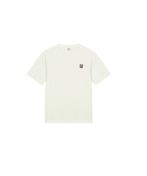 GRAIN DE BEAUTE（グランデボーテ）の「BACK LOGO GDB T-SHIRT 02 [BEIGE]（Tシャツ/カットソー・レディース・ベージュ・M/L/XL/S）」の2枚目の写真