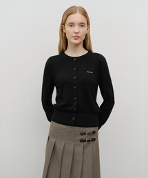 MARITHE + FRANCOIS GIRBAUD（マリテフランソワジルボー）の「W HALF KNIT ROUND NECK CARDIGAN SET UP（アンサンブル）」