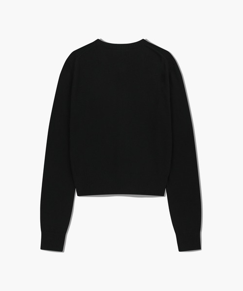 MARITHE + FRANCOIS GIRBAUD(マリテフランソワジルボー)の「W HALF KNIT ROUND NECK CARDIGAN SET UP(アンサンブル・レディース・オートミール/ピンク/ブラック・SMALL/MEDIUM)」の9枚目の写真