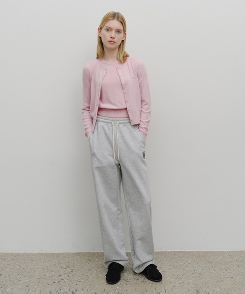 MARITHE + FRANCOIS GIRBAUD(マリテフランソワジルボー)の「W HALF KNIT ROUND NECK CARDIGAN SET UP(アンサンブル・レディース・オートミール/ピンク/ブラック・SMALL/MEDIUM)」の17枚目の写真