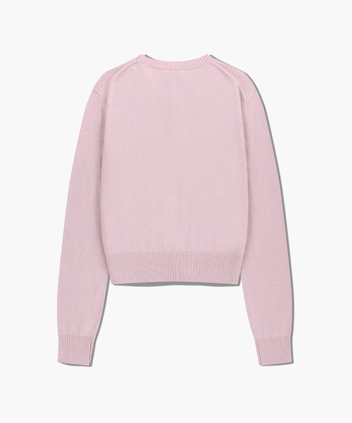 MARITHE + FRANCOIS GIRBAUD(マリテフランソワジルボー)の「W HALF KNIT ROUND NECK CARDIGAN SET UP(アンサンブル・レディース・オートミール/ピンク/ブラック・SMALL/MEDIUM)」の22枚目の写真