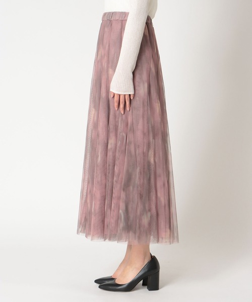 Jines（ジネス）の「ファジーチュールスカート（スカート・レディース・チャコールグレー/ピンク・38）」の13枚目の写真