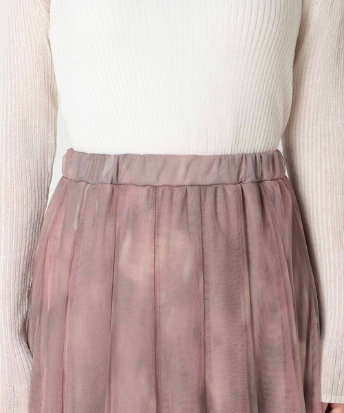Jines（ジネス）の「ファジーチュールスカート（スカート・レディース・チャコールグレー/ピンク・38）」の11枚目の写真