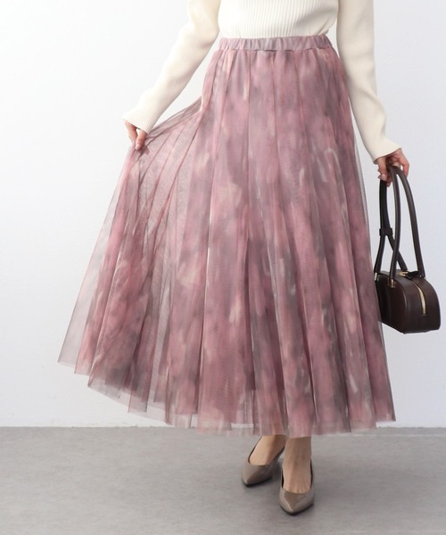 Jines（ジネス）の「ファジーチュールスカート（スカート・レディース・チャコールグレー/ピンク・38）」の15枚目の写真