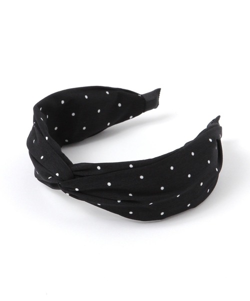 GLOBAL WORK（グローバルワーク）の「ドット柄カチューシャ/635215（カチューシャ・レディース・ブラウン系その他7/ブラック/ブラック系その他/ダークブラウン・FREE）」の2枚目の写真