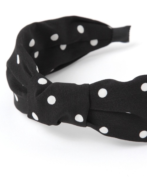 GLOBAL WORK（グローバルワーク）の「ドット柄カチューシャ/635215（カチューシャ・レディース・ブラウン系その他7/ブラック/ブラック系その他/ダークブラウン・FREE）」の6枚目の写真