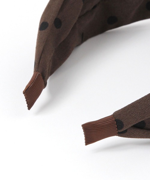 GLOBAL WORK（グローバルワーク）の「ドット柄カチューシャ/635215（カチューシャ・レディース・ブラウン系その他7/ブラック/ブラック系その他/ダークブラウン・FREE）」の8枚目の写真