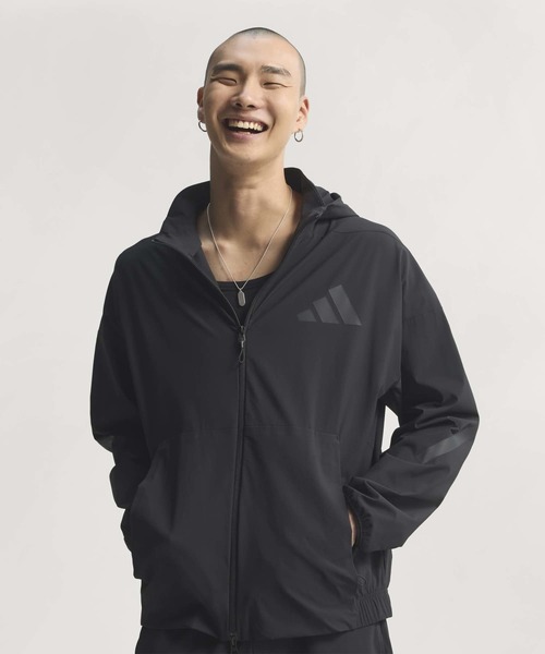 adidas（アディダス）の「アディダス Z.N.E. ウーブン トラックトップ / ジャージ / トラックジャケット / アディダス adidas（ジャージ・メンズ・ブラウン/ブラック/ブルー/ホワイト・X-SMALL/X-LARGE/SMALL/MEDIUM/LARGE/3XL/XX-LARGE）」の3枚目の写真