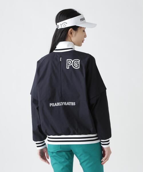 PEARLY GATES（パーリーゲイツ）の「【PEARLY GATES】ＰＧｉｓＰＧ　ＰｅロゴＪＱタフタ（ブルゾン・レディース・グリーン系その他4/ネイビー/ホワイト・MEDIUM/LARGE/SMALL）」の17枚目の写真