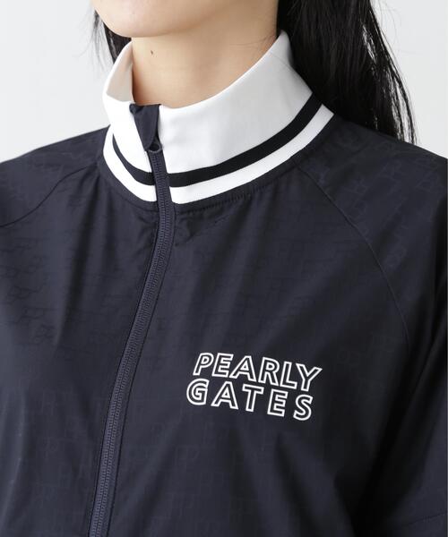 PEARLY GATES（パーリーゲイツ）の「【PEARLY GATES】ＰＧｉｓＰＧ　ＰｅロゴＪＱタフタ（ブルゾン・レディース・グリーン系その他4/ネイビー/ホワイト・MEDIUM/LARGE/SMALL）」の18枚目の写真