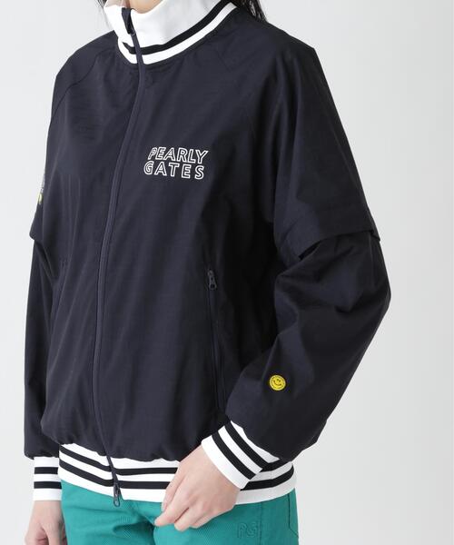 PEARLY GATES（パーリーゲイツ）の「【PEARLY GATES】ＰＧｉｓＰＧ　ＰｅロゴＪＱタフタ（ブルゾン・レディース・グリーン系その他4/ネイビー/ホワイト・MEDIUM/LARGE/SMALL）」の19枚目の写真