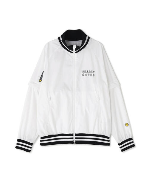PEARLY GATES（パーリーゲイツ）の「【PEARLY GATES】ＰＧｉｓＰＧ　ＰｅロゴＪＱタフタ（ブルゾン・レディース・グリーン系その他4/ネイビー/ホワイト・MEDIUM/LARGE/SMALL）」の2枚目の写真