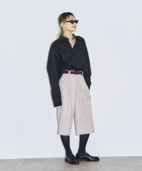 CITYSHOP（シティーショップ）の「OVERシャツ（シャツ/ブラウス・レディース・ホワイト/ブラック・FREE）」の14枚目の写真