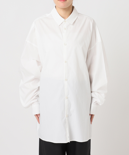 CITYSHOP（シティーショップ）の「OVERシャツ（シャツ/ブラウス・レディース・ホワイト/ブラック・FREE）」の20枚目の写真