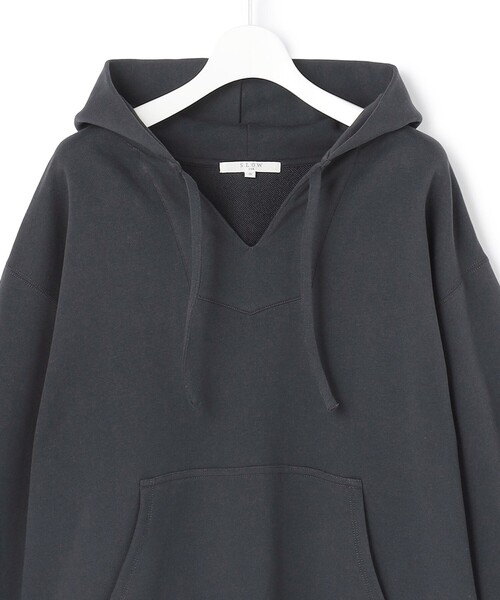 23区（ニジュウサンク）の「ハイゲージテリー メキシカン パーカー（パーカー・レディース・ダークブラウン系/グレー系/アイボリー系・38）」の12枚目の写真