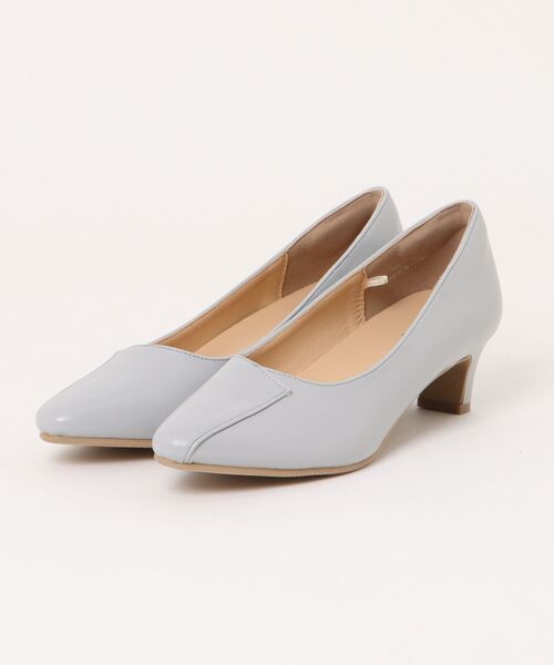 a.v.v（アーヴェヴェ）の「【a.v.v】抗菌防臭切り替えパンプス（パンプス・レディース・ブルー/ブラック/アイボリー/ピンク・23.0cm/23.5cm/24.0cm/24.5cm/22.5cm）」の4枚目の写真