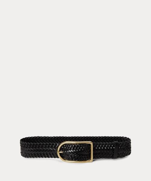 POLO RALPH LAUREN ブレーデッド レザー ベルト ブレーデッド レザー ベルト（ベルト）｜POLO RALPH LAUREN（ポロ