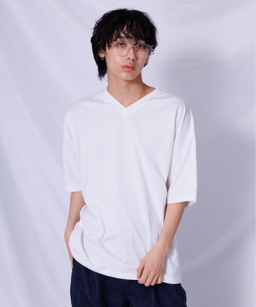 TAKA-Q｜タカキュー（メンズ）のTシャツ/カットソー（ホワイト/白色系