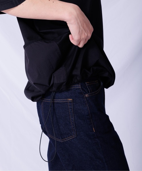 DRAW(ドロー)の「DRAW(ドロー) / パッカブルVネックTシャツ(Tシャツ/カットソー・メンズ・ホワイト/ブラック・MEDIUM/LARGE)」の5枚目の写真