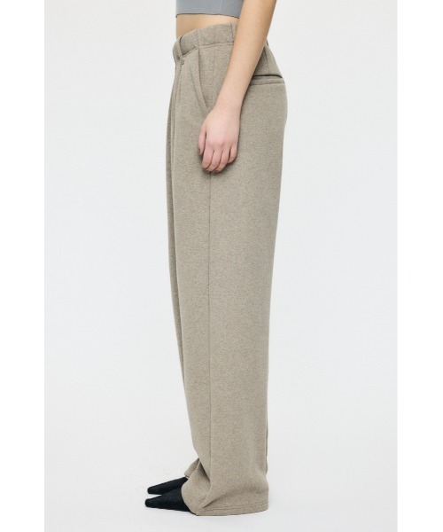 MOUSSY（マウジー）の「【26年SS新作】TUCK SWEAT パンツ（スウェットパンツ・レディース・杢グレー/ベージュ/ライトブラック・1/2）」の9枚目の写真