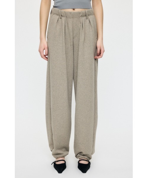 MOUSSY（マウジー）の「【26年SS新作】TUCK SWEAT パンツ（スウェットパンツ・レディース・杢グレー/ベージュ/ライトブラック・1/2）」の11枚目の写真