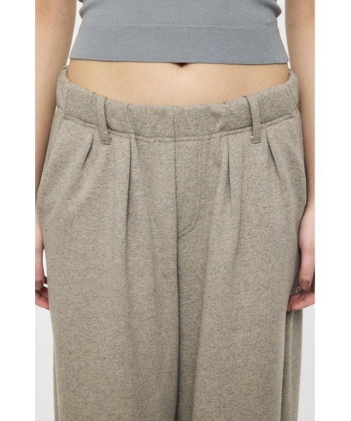 MOUSSY（マウジー）の「【26年SS新作】TUCK SWEAT パンツ（スウェットパンツ・レディース・杢グレー/ベージュ/ライトブラック・1/2）」の12枚目の写真