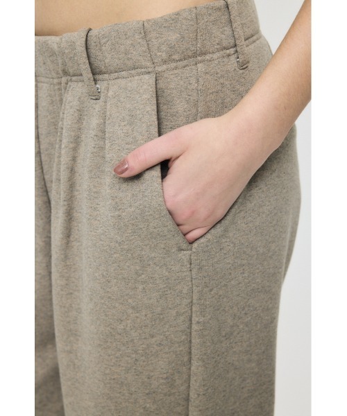 MOUSSY（マウジー）の「【26年SS新作】TUCK SWEAT パンツ（スウェットパンツ・レディース・杢グレー/ベージュ/ライトブラック・1/2）」の14枚目の写真