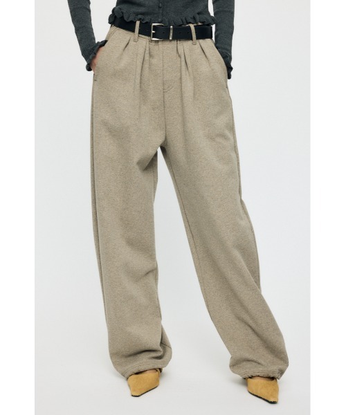 MOUSSY（マウジー）の「【26年SS新作】TUCK SWEAT パンツ（スウェットパンツ・レディース・杢グレー/ベージュ/ライトブラック・1/2）」の20枚目の写真