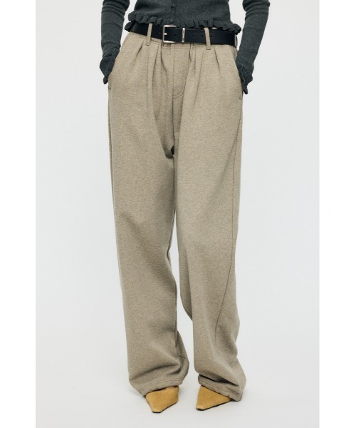 MOUSSY（マウジー）の「【26年SS新作】TUCK SWEAT パンツ（スウェットパンツ・レディース・杢グレー/ベージュ/ライトブラック・1/2）」の22枚目の写真