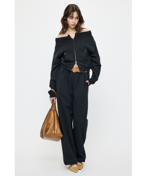 ✨️未使用タグ付き✨️ BLACK by moussy　マウジー　セットアップ セール】【26年SS新作】【セットアップ対応】TUCK SWEAT パンツ