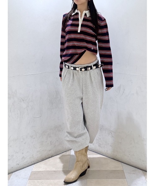 セール】【26年SS新作】【セットアップ対応】TUCK SWEAT パンツ