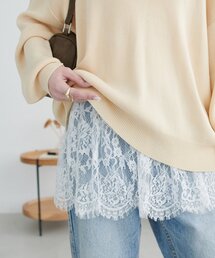 DISCOAT | 【SS先行予約】裾レース切替キャミ(キャミソール)