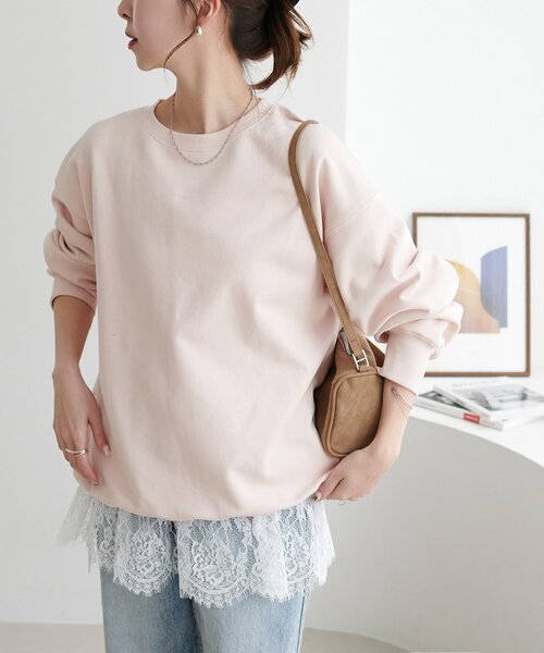 DISCOAT（ディスコート）の「【SS先行予約】裾レース切替キャミ（キャミソール・レディース・オフホワイト/ブラック・FREE）」の22枚目の写真