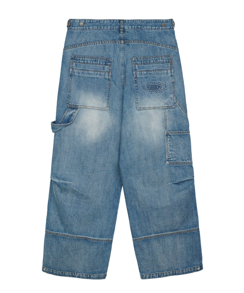 IDWS(アイドンワナセル)の「Overlap Carpenter Denim Pants Indigo(デニムパンツ・レディース・その他・0/1/2)」の3枚目の写真