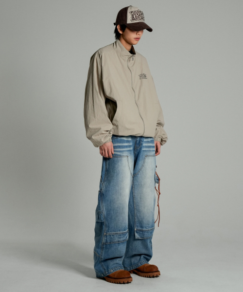 IDWS(アイドンワナセル)の「Overlap Carpenter Denim Pants Indigo(デニムパンツ・レディース・その他・0/1/2)」の5枚目の写真
