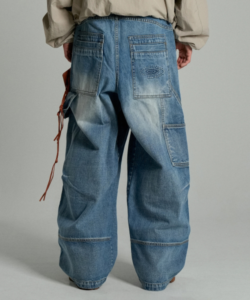 IDWS(アイドンワナセル)の「Overlap Carpenter Denim Pants Indigo(デニムパンツ・レディース・その他・0/1/2)」の10枚目の写真
